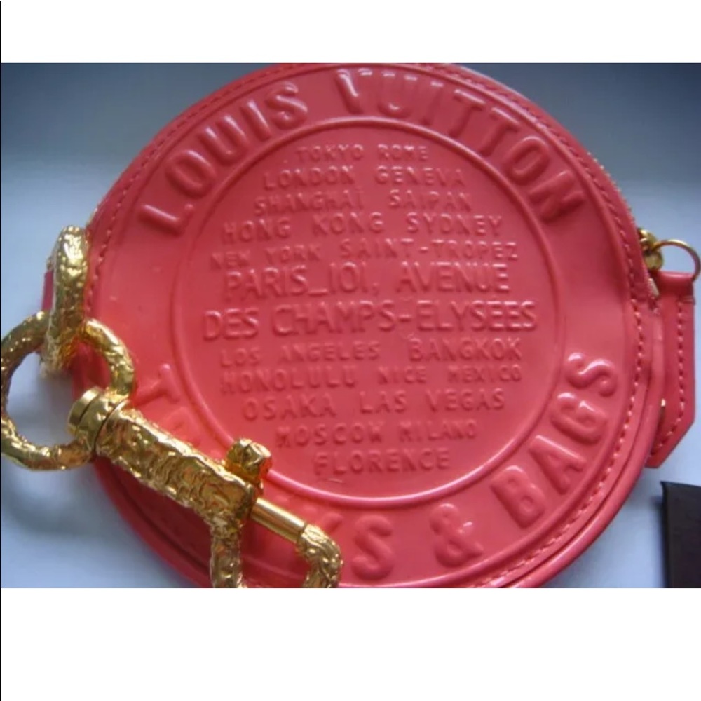 LOUIS VUITTON  TRUNK&BAGS VERNIS COIN WALLET